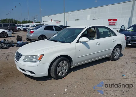 2010 Hyundai Sonata Gls z USA, uszkodzony, nr VIN 5NPET4AC0AH593683